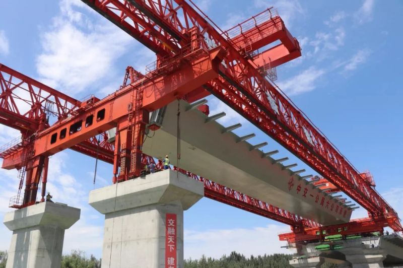 正在建设的孟州黄河大桥