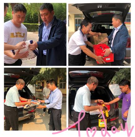 金秋送爽情意浓双节慰问暖人心 公司领导班子慰问一线监理人员